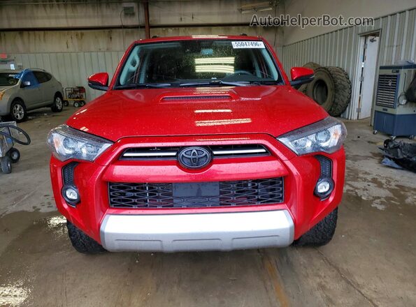 JTERU5JR2N6014147 2022 TOYOTA 4RUNNER Red წინა ხედი