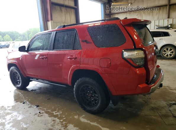 JTERU5JR2N6014147 2022 TOYOTA 4RUNNER Red უკანა მარცხენა