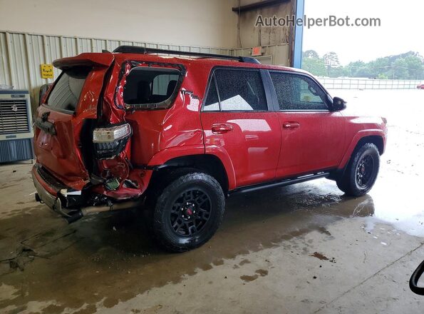 JTERU5JR2N6014147 2022 TOYOTA 4RUNNER Red უკანა მარჯვენა