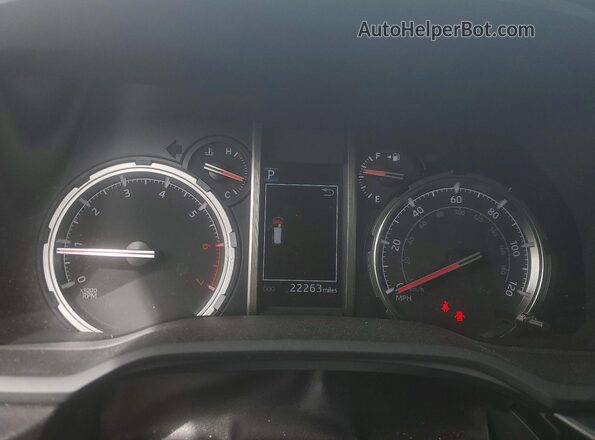 JTERU5JR2P6108838 2023 TOYOTA 4RUNNER Blue Սարքավորումների վահանակի տեսք