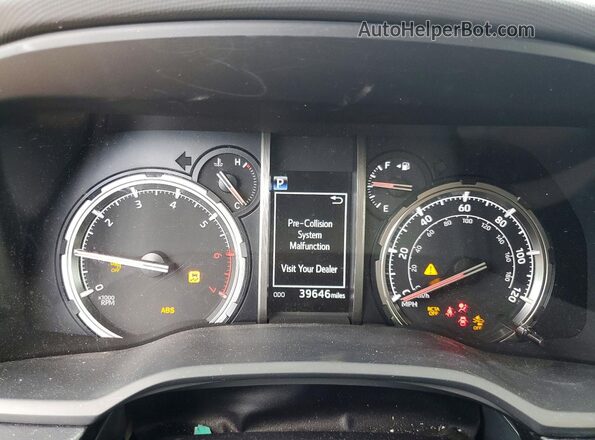 JTERU5JR2P6160180 2023 TOYOTA 4RUNNER Gray Instrument cluster view