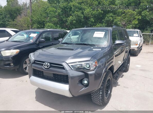 JTERU5JR3M5865314 2021 TOYOTA 4RUNNER Gray წინა ხედი
