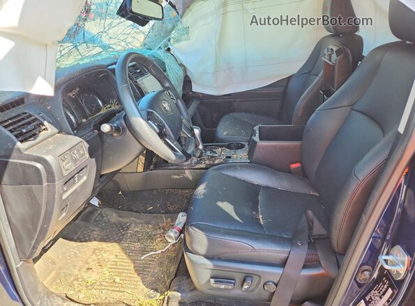 JTERU5JR3N6076429 2022 TOYOTA 4RUNNER Blue წინა სალონის ხედი