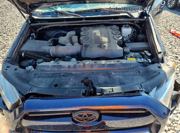 JTERU5JR3N6076429 2022 TOYOTA 4RUNNER Blue ძრავის განყოფილების ხედი