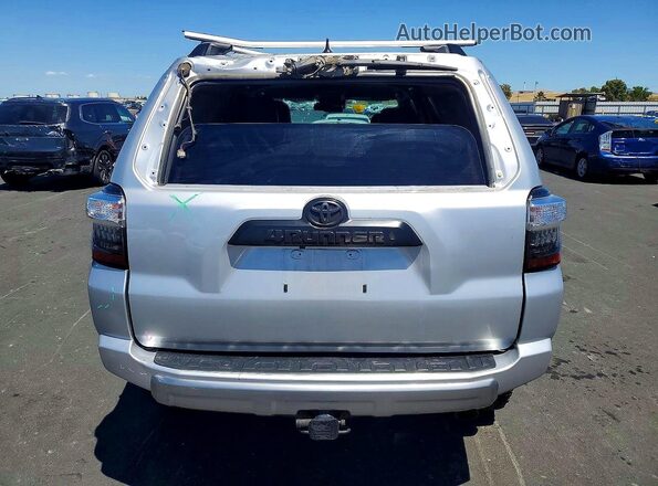 JTERU5JR4M5931014 2021 TOYOTA 4RUNNER Silver Vista trasera