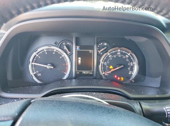 JTERU5JR4M5931014 2021 TOYOTA 4RUNNER Silver Vista del cuadro de instrumentos