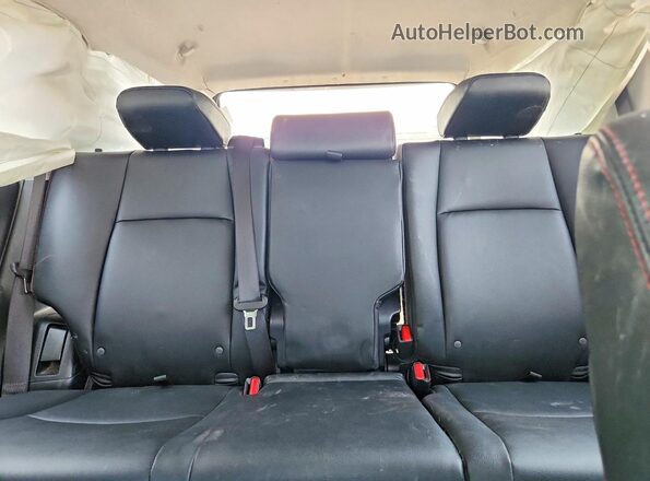 JTERU5JR4P6090598 2023 TOYOTA 4RUNNER Black Vista de los asientos traseros
