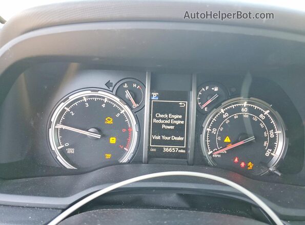 JTERU5JR4P6096529 2023 TOYOTA 4RUNNER Синий Вид щитка приборов