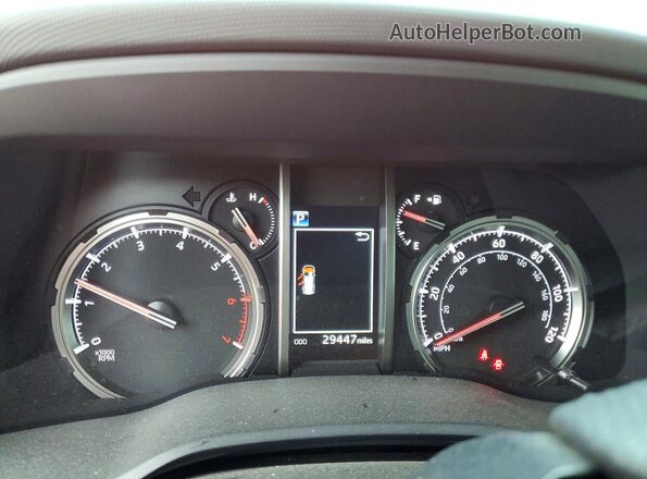JTERU5JR4R6271431 2024 TOYOTA 4RUNNER Orange ხელსაწყოთა პანელის ხედი