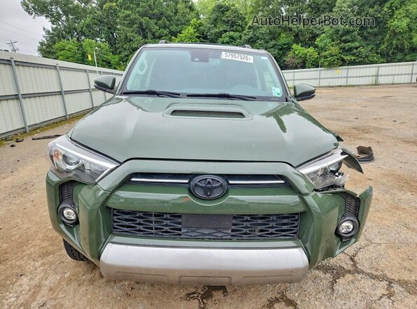 JTERU5JR5N5982376 2022 TOYOTA 4RUNNER Зеленый Вид спереди