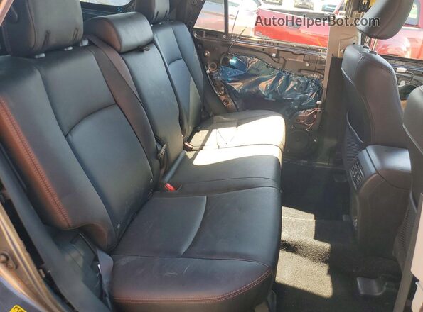JTERU5JR6N6074187 2022 TOYOTA 4RUNNER Gray Widok tylnych siedzeń