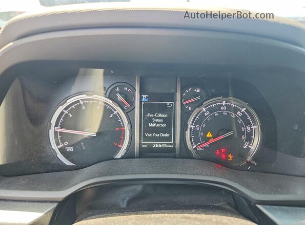JTERU5JR6R6270832 2024 TOYOTA 4RUNNER Blue Vista del cuadro de instrumentos