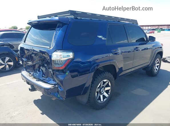 JTERU5JR7M5843199 2021 TOYOTA 4RUNNER Blue Rear right