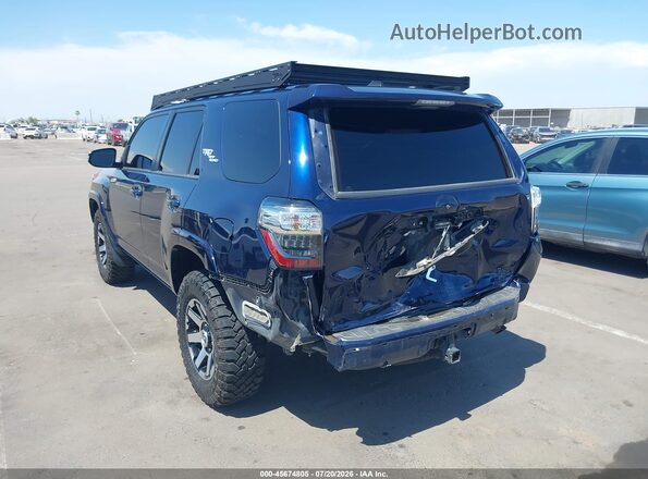 JTERU5JR7M5843199 2021 TOYOTA 4RUNNER Blue Front view