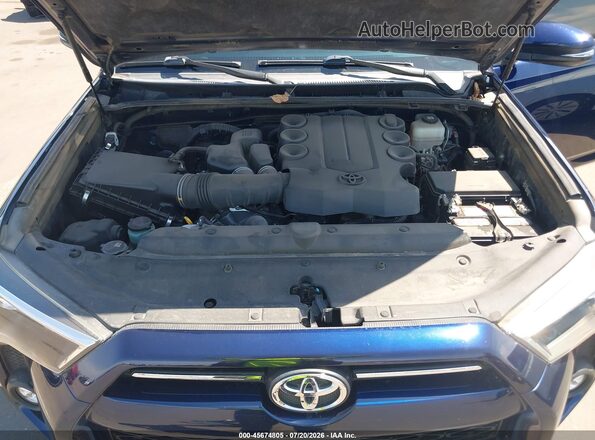 JTERU5JR7M5843199 2021 TOYOTA 4RUNNER Blue Rear view