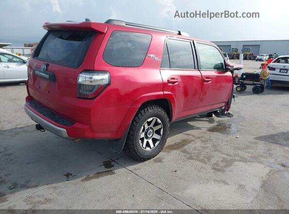 JTERU5JR8N6021698 2022 TOYOTA 4RUNNER Red Задня права чверть