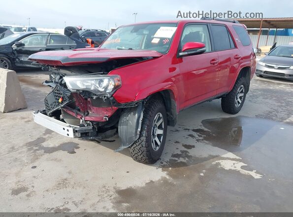 JTERU5JR8N6021698 2022 TOYOTA 4RUNNER Red Передня ліва чверть