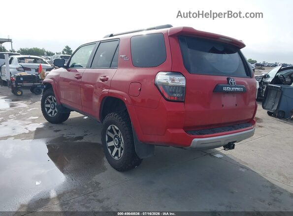 JTERU5JR8N6021698 2022 TOYOTA 4RUNNER Red Задня ліва чверть