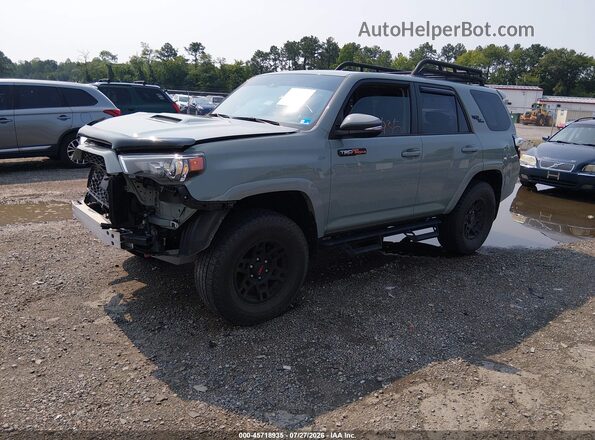 JTERU5JR8P6205168 2023 TOYOTA 4RUNNER Gray წინა მარცხენა ხედი სამი მეოთხედიდან