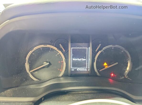JTERU5JR8R6263512 2024 TOYOTA 4RUNNER Blue Widok zestawu wskaźników