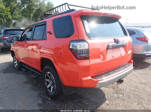 JTERU5JR9R6253538 2024 TOYOTA 4RUNNER Orange Задня ліва чверть