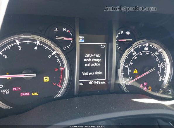 JTERU5JR9R6264720 2024 TOYOTA 4RUNNER Gray Вид задніх сидінь