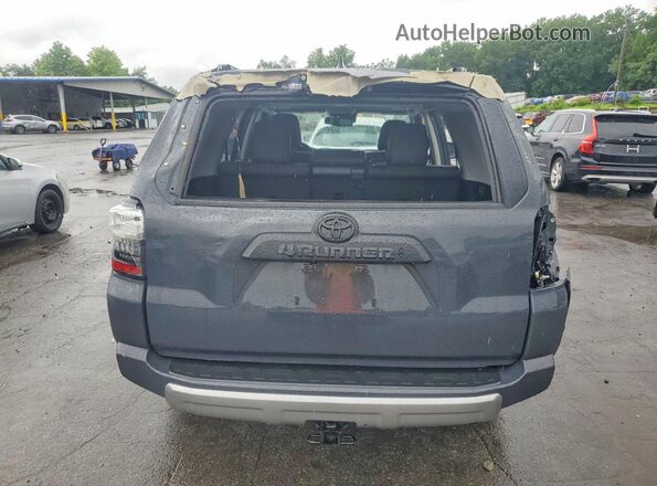 JTERU5JR9R6306335 2024 TOYOTA 4RUNNER Gray Rear view