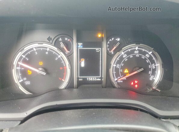 JTERU5JR9R6306335 2024 TOYOTA 4RUNNER Gray Instrument cluster view