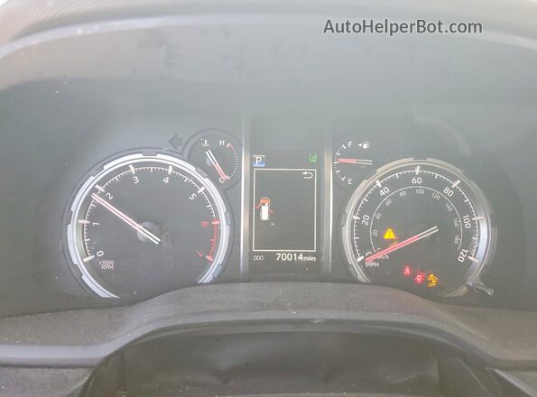 JTERU5JRXM5896754 2021 TOYOTA 4RUNNER White ხელსაწყოთა პანელის ხედი