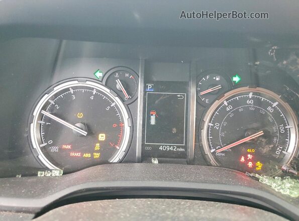 JTERU5JRXM5951168 2021 TOYOTA 4RUNNER Белый Вид щитка приборов