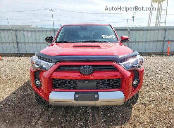 JTERU5JRXP6198529 2023 TOYOTA 4RUNNER Бордовый Вид спереди