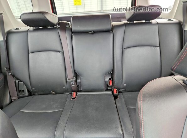 JTERU5JRXP6198529 2023 TOYOTA 4RUNNER Бордовый Вид задних сидений