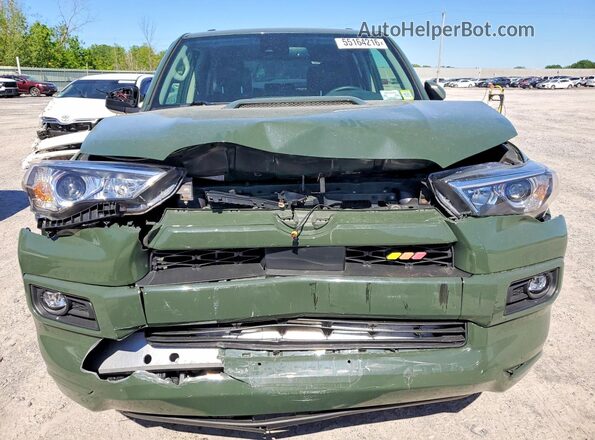 JTESU5JR2N5975578 2022 TOYOTA 4RUNNER Green Vista frontal