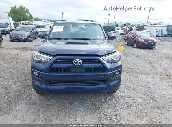JTESU5JR9N6064609 2022 TOYOTA 4RUNNER Blue Vista del cuadro de instrumentos