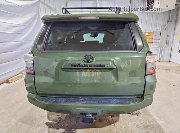 JTETU5JR4N6031067 2022 TOYOTA 4RUNNER Green Vista trasera