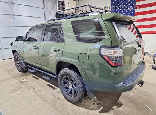 JTETU5JR4N6031067 2022 TOYOTA 4RUNNER Green Trasero izquierdo