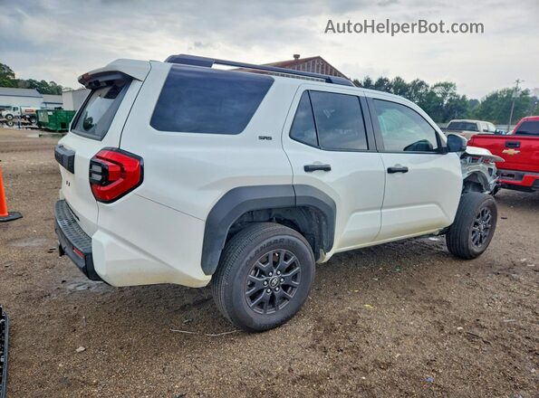 JTEVA5AR2S5005666 2025 TOYOTA 4RUNNER Белый Задняя правая четверть