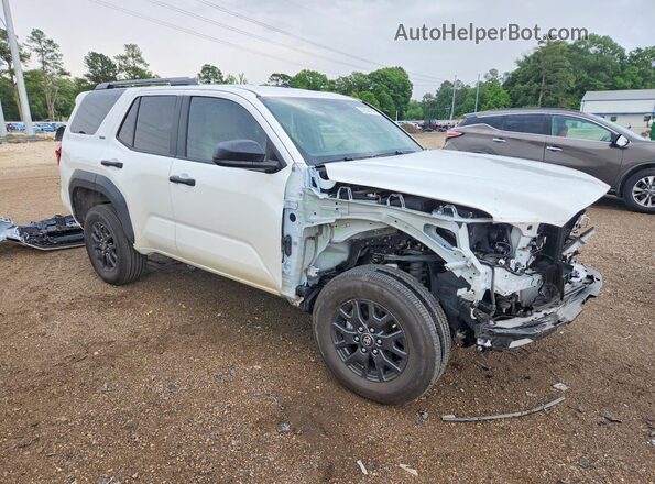 JTEVA5AR2S5005666 2025 TOYOTA 4RUNNER Белый Передняя правая четверть