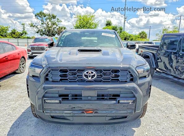 JTEVA5AR4T5012345 2026 TOYOTA 4RUNNER Gray Front view