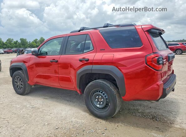 JTEVA5AR9T5009876 2026 TOYOTA 4RUNNER Red Rear left