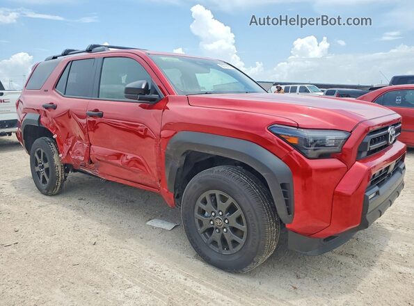 JTEVA5AR9T5009876 2026 TOYOTA 4RUNNER Red Front right