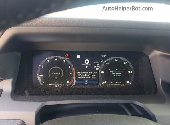 JTEVA5BR3S5058357 2025 TOYOTA 4RUNNER Blue ხელსაწყოთა პანელის ხედი
