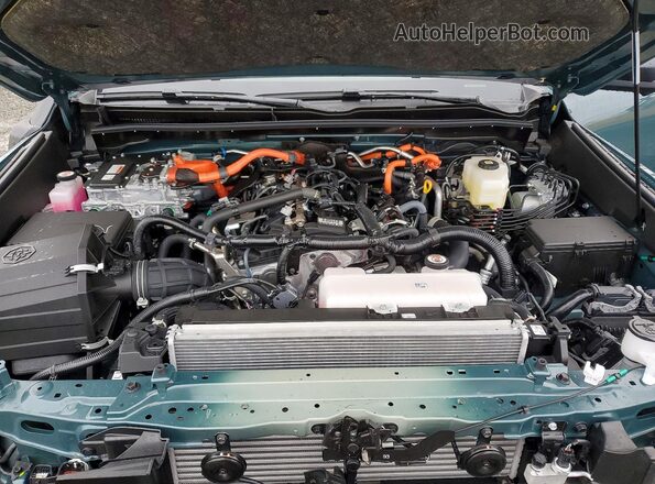 JTEVB5BR0T5027162 2026 TOYOTA 4RUNNER Green Շարժիչի բաժամունքի տեսք