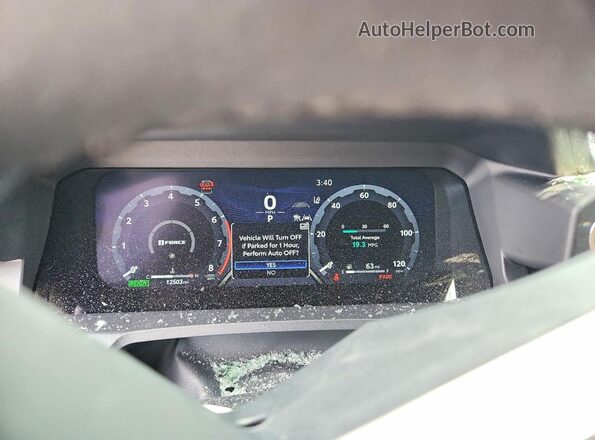 JTEVB5BR4S5020875 2025 TOYOTA 4RUNNER Blue ხელსაწყოთა პანელის ხედი