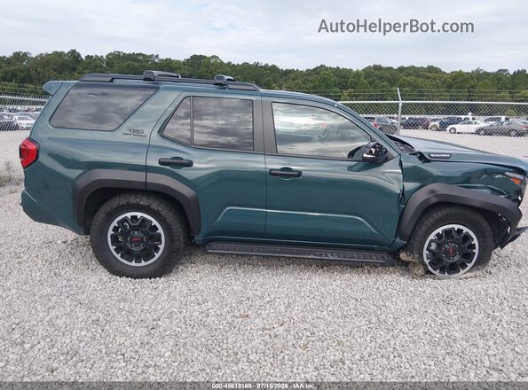JTEVB5BR5S5014907 2025 TOYOTA 4RUNNER Green Widok zestawu wskaźników