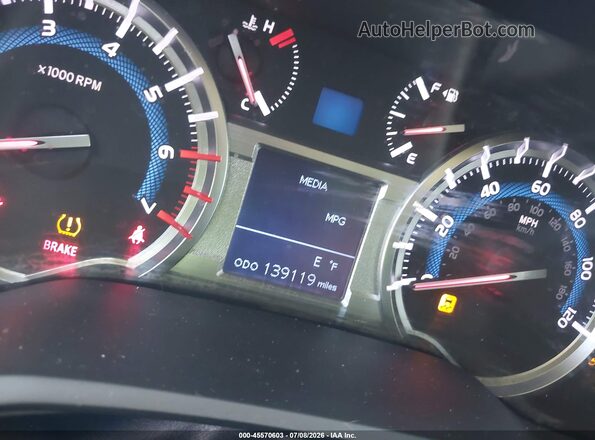 JTEZU5JR1K5205138 2019 TOYOTA 4RUNNER Black უკანა სავარძლების ხედი