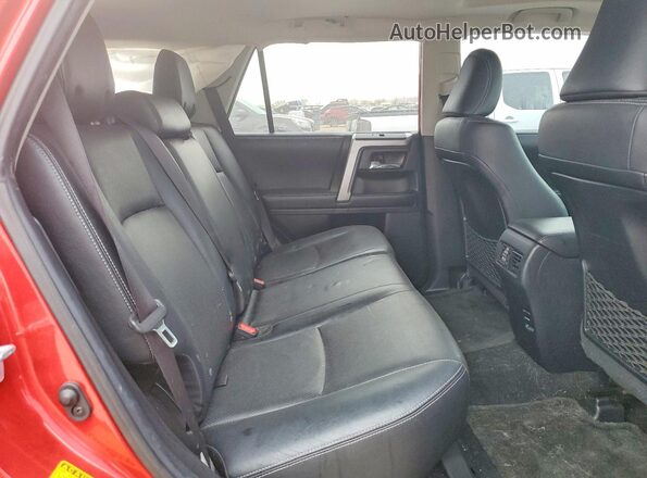 JTEZU5JR4J5191105 2018 TOYOTA 4RUNNER Red Սալոնի հետևի տեսք
