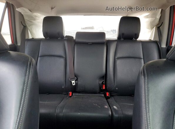 JTEZU5JR4J5191105 2018 TOYOTA 4RUNNER Red Հետևի նստատեղերի տեսք