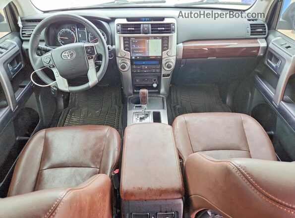 JTEZU5JR4L5214286 2020 TOYOTA 4RUNNER Black Dashboard view