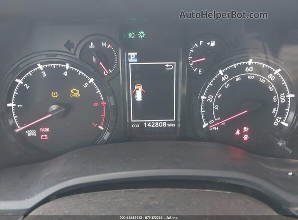 JTEZU5JR6L5222017 2020 TOYOTA 4RUNNER Серебряный Вид задних сидений